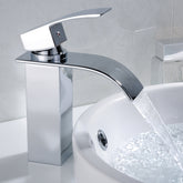 Contemporary Chrome Bathroom Faucet