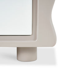 Minimalist Cream White Bedside Nightstand