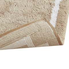 Cotton Tufted Bath Rug 24x40" - Taupe Cotton