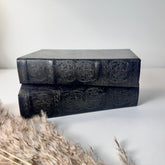Set of 2 Decorative book Black with Box inside
