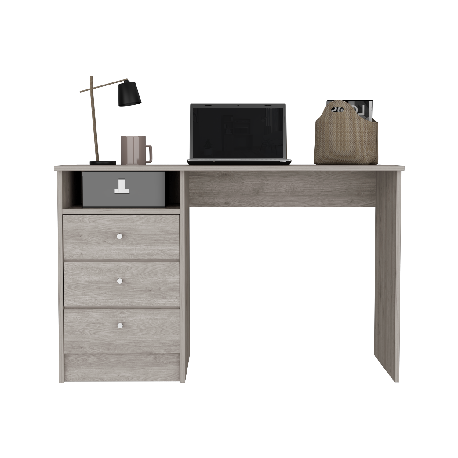 Computer Desk Fremont, Office - Light Gray