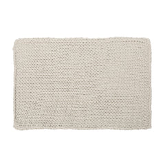 Cozy Ivory Throw Blanket