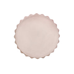 Minimalist Round Side Table Indoor and Outdoor Use - Beige