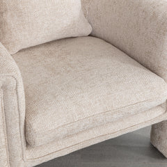 Modern Style Accent Chair Armchair for Living Room, Bedroom, Guest Room, Office - Beige