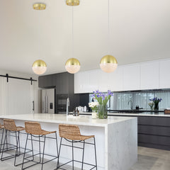 Pendant Light with Dimmable LED (Set of 3) - Gold