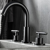 Circle-Shaped 3-piece Basin Faucet