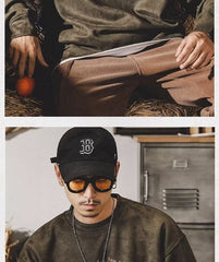 American-style Vintage Brooklyn Sweater For Men