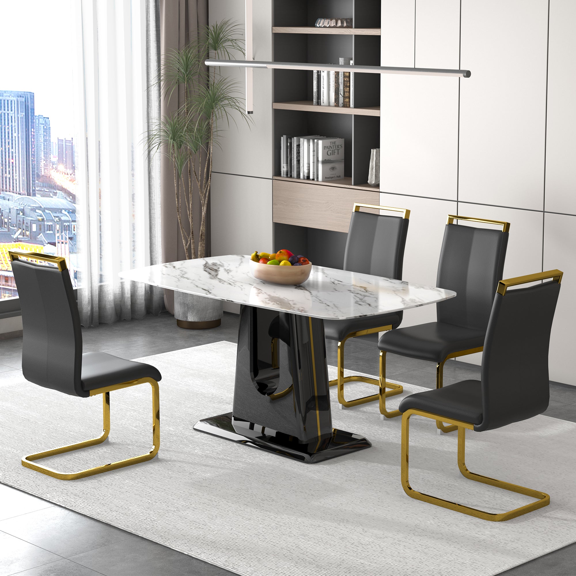 Modern and Luxurious Dining Table - White