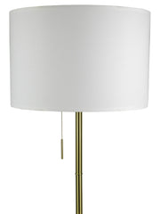 72"H Adjustable Tripod Floor w/ KD Shade - Brushed Gold