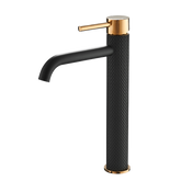Black and Gold Faucet for Bathroom Sink