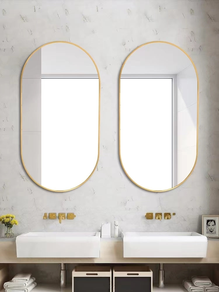 Wall Mounted Mirror Oval Bathroom Mirror 36’’x18’’