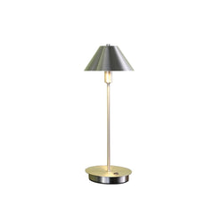 17.5" In Ryder Silver Nickel G-9 Led Table Lamp