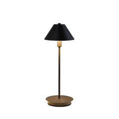 17.5" In Rowan Matte Powder Black G-9 Table Lamp