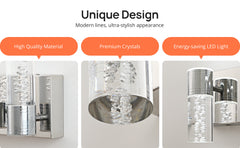 3-Light Bathroom Light Fixtures, Modern Bathroom Lights Vanity Bar Light