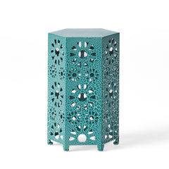Patio 12" Side Table - Teal