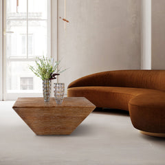 Vintage Style Ladder-Shaped Coffee Table - Brown
