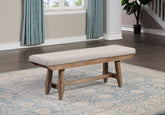 Riverdale Bench - Dark Brown