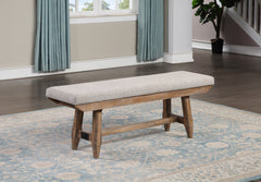 Riverdale Bench - Dark Brown
