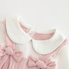 Baby embroidered jumpsuit - Pink