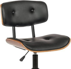Modern Home Office Desk Swivel Chair - Black