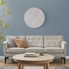 Olana Medallion MDF Wood Carved Wall Décor