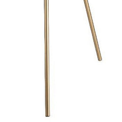 Metal Tripod Legs Floor Lamp with Rotary Switch, Gold