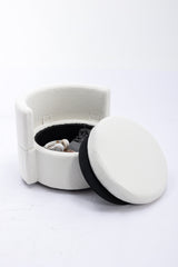 Swivel And Storage Chair - Ivory
