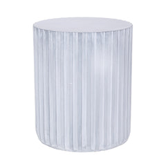Lightweight Concrete Side Table - Indoor or outdoor - Light Blue