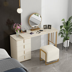 Modern Makeup Vanity Set - Beige