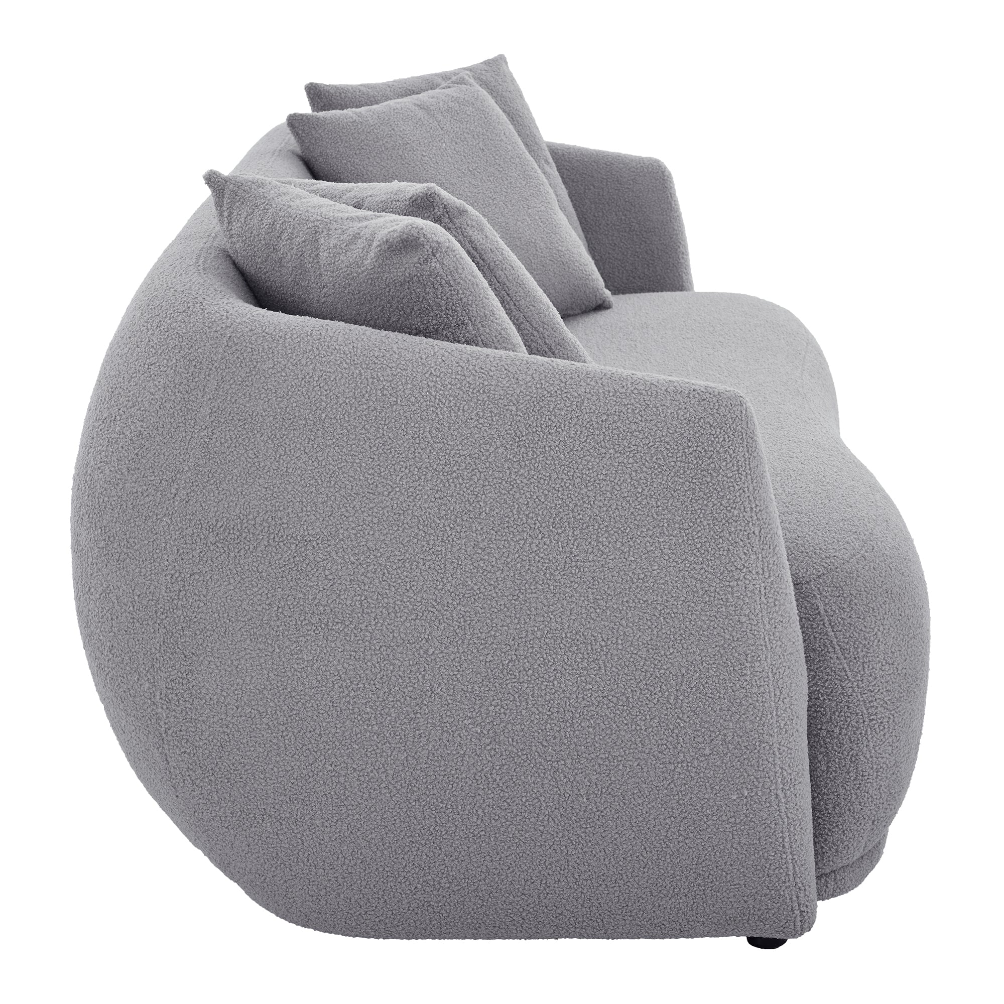 Modern Sofa Set - Grey
