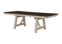 Cottage Style Extendable Dining Table Set (6 pieces)