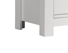Classic 2 drawer Nightstand - White
