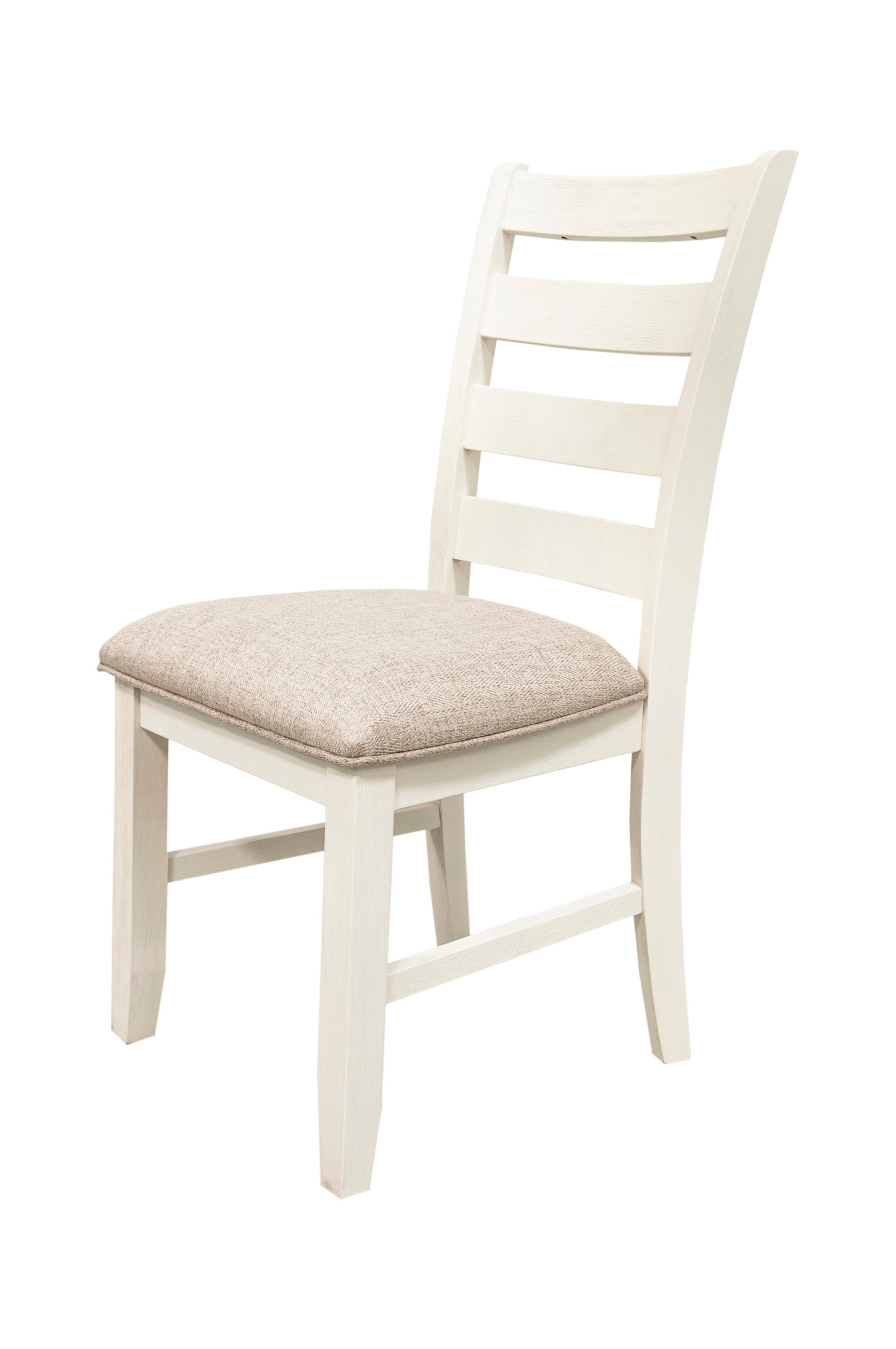 White Classic 2pcs Dining Chairs Set - White
