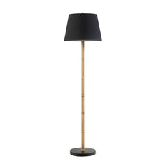 Nassau Metal Bamboo Floor Lamp 59.5"H