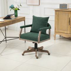 Office Chair Adjustable Swivel Chair - Emerald