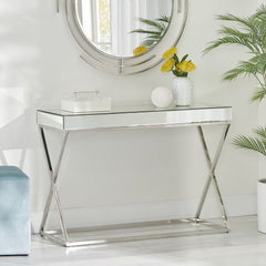 Elegant Mirror Console Table
