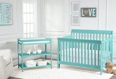 4-in-1 Convertible Crib - Turquoise