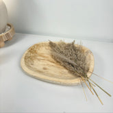 Boho Chic Paulownia Square Decorative Tray 14.5" long