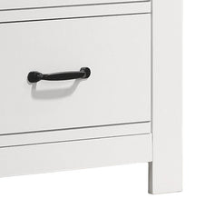 Classic 2 drawer Nightstand - White