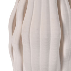 3D Ceramic Table Lamp - White