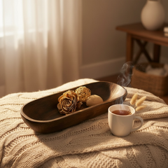 Rustic Wood Decorative Tray