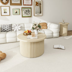 Modern Coffee Table Set of 2 - Natural