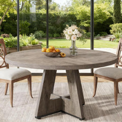47 Inch Wood Dining Table Round Dining Table