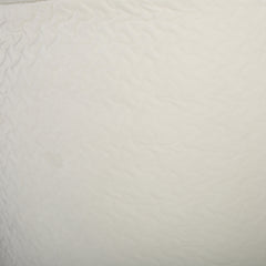 Glam 4 Foot Velvet Quilt Patterned Beanbag - Ivory