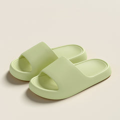 Solid Thick-soled Home Slippers Summer Non-slip Floor Bathroom Slipper For Women