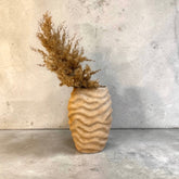 Mediterranean Ceramic Hand-Painted Terracotta Vase 8.5’’ tall