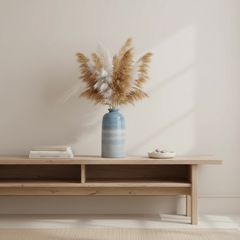 Blue Lagoon Ceramic Vase 12.5”