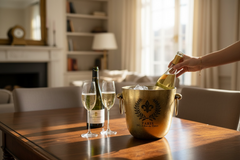 Double-Thick "Paris" Stainless Steel Barrel Beer Wine Champagne Ice Bucket Champagne 7"