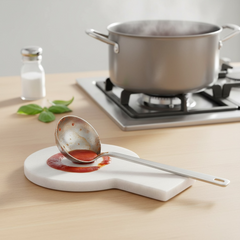 Elegant Marble Spoon Rest