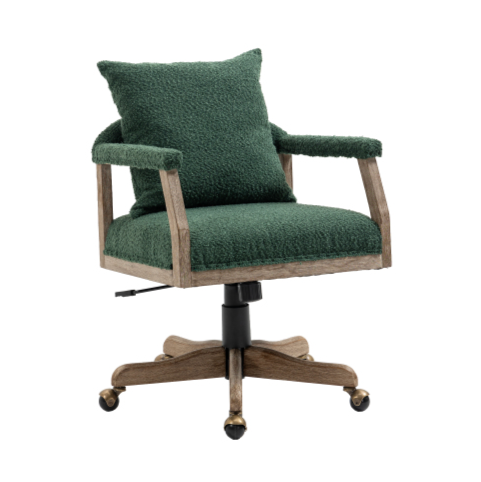 Office Chair Adjustable Swivel Chair - Emerald